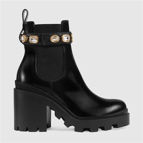 gucci boots winter|Gucci boots with rhinestones.